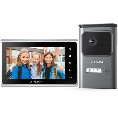 2-Draht BUS Video Türsprechanlage Gegensprechanlage Türklingel 7 ZOLL Monitor