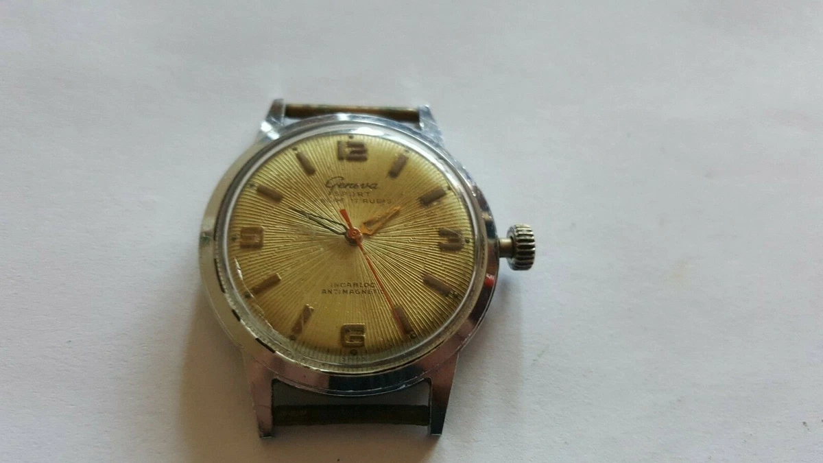 Geneva Sport Wristwatches with 17 Jewels for sale | eBay