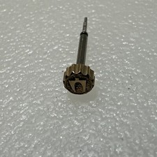 Omega Yellow Gold Plated Crown Watch Winder, 4 Mm Stem 0.9 Ep 2mm, With Stem