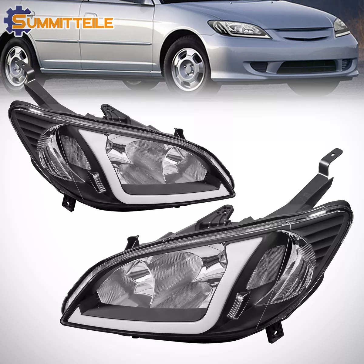 2005 honda sale civic led headlights