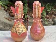Butterfly Kisses Decorative Color Changing Potion Bottle Bookshelf Spring Decor