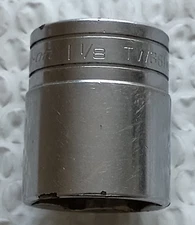 SNAP ON TW361, 1/2" DRIVE, 1-1/8" SOCKET, SHALLOW, 6 POINT.