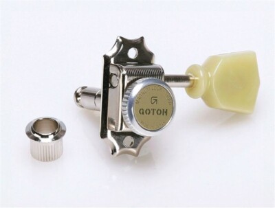 NEW - Gotoh SD90-MGT 3x3 Locking Tuning Keys With Lock Knob - NICKEL