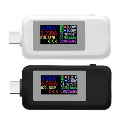 KWS-1902C Type-C Color Display USB Tester Current Voltage Monitor Power Meter