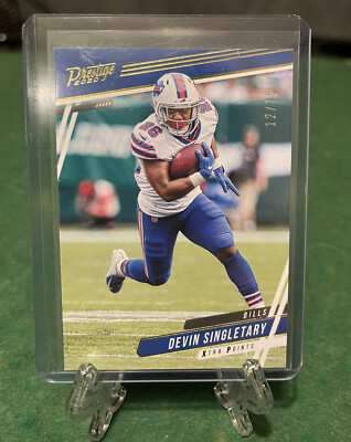 2020 Panini Prestige Xtra Points Gold /75 Devin Singletary #25