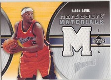 2005-06 Upper Deck Hardcourt Materials Baron Davis Game-Worn * UCLA * Warriors