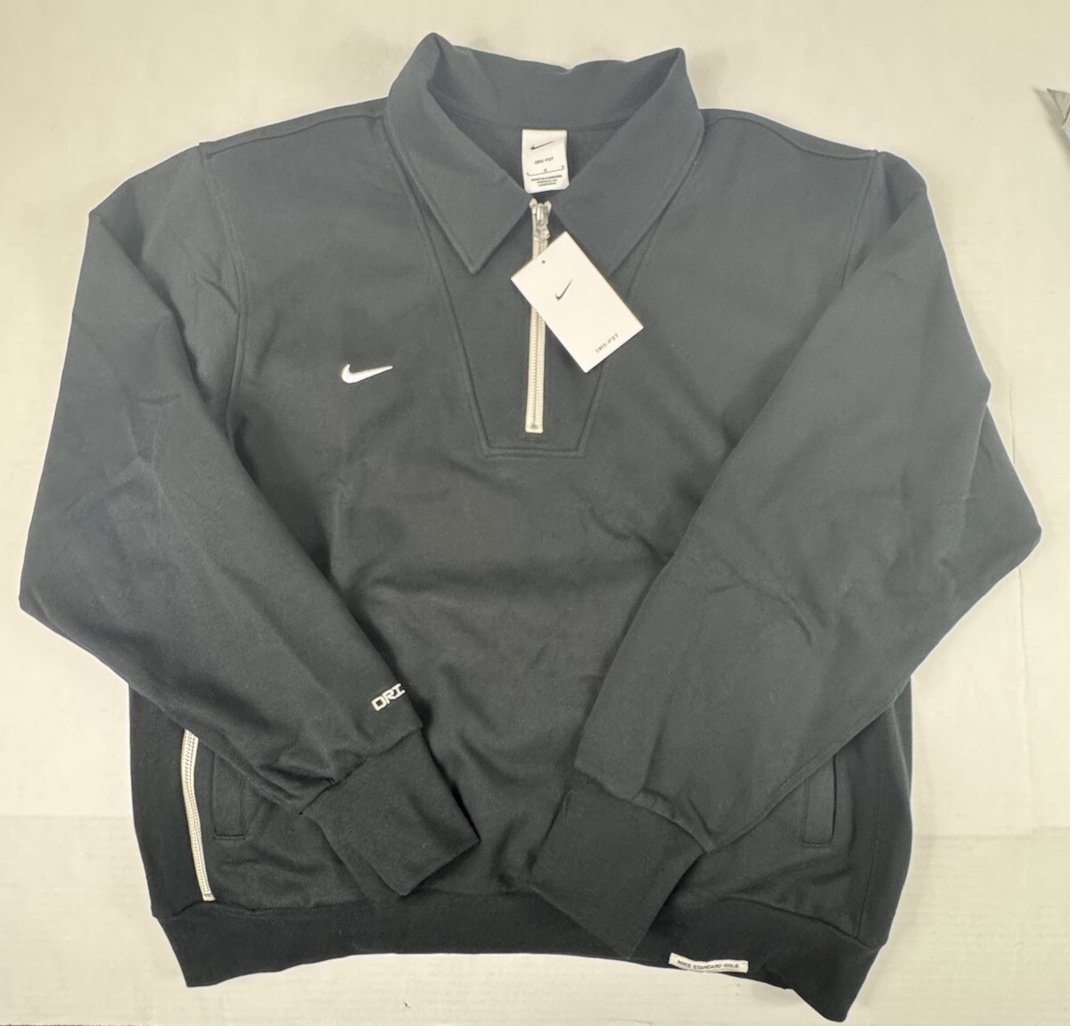 NIKE スーパーボール Nike SB Pullover Skate Jacket White Purple Beige Black Half