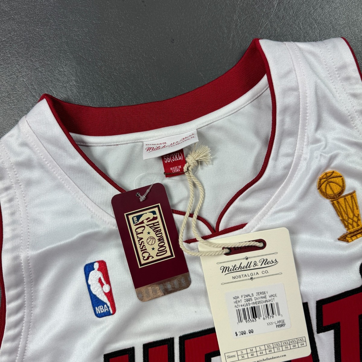 100% Authentic Dwyane Wade Mitchell & Ness 05 06 Heat Finals
