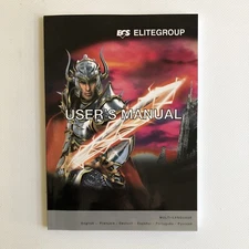 2005 VINTAGE ECS ELITEGROUP COMPUTER SYSTEM USER’S MANUAL BOOK MULTI LANGUAGE