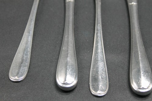 True Vintage WMF Cutlery Nuremberg 6 Person Knife Fork Chromagan - Picture 3 of 6