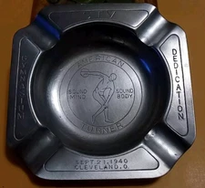 Sept. 21, 1940 S.T.V. Gym Dedication Cleveland, Ohio  Ashtray