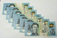  1 X 2017 $10 DOLLAR , AA , NEW ISSUE, LOWE/FRASER NOTE, CIRC.