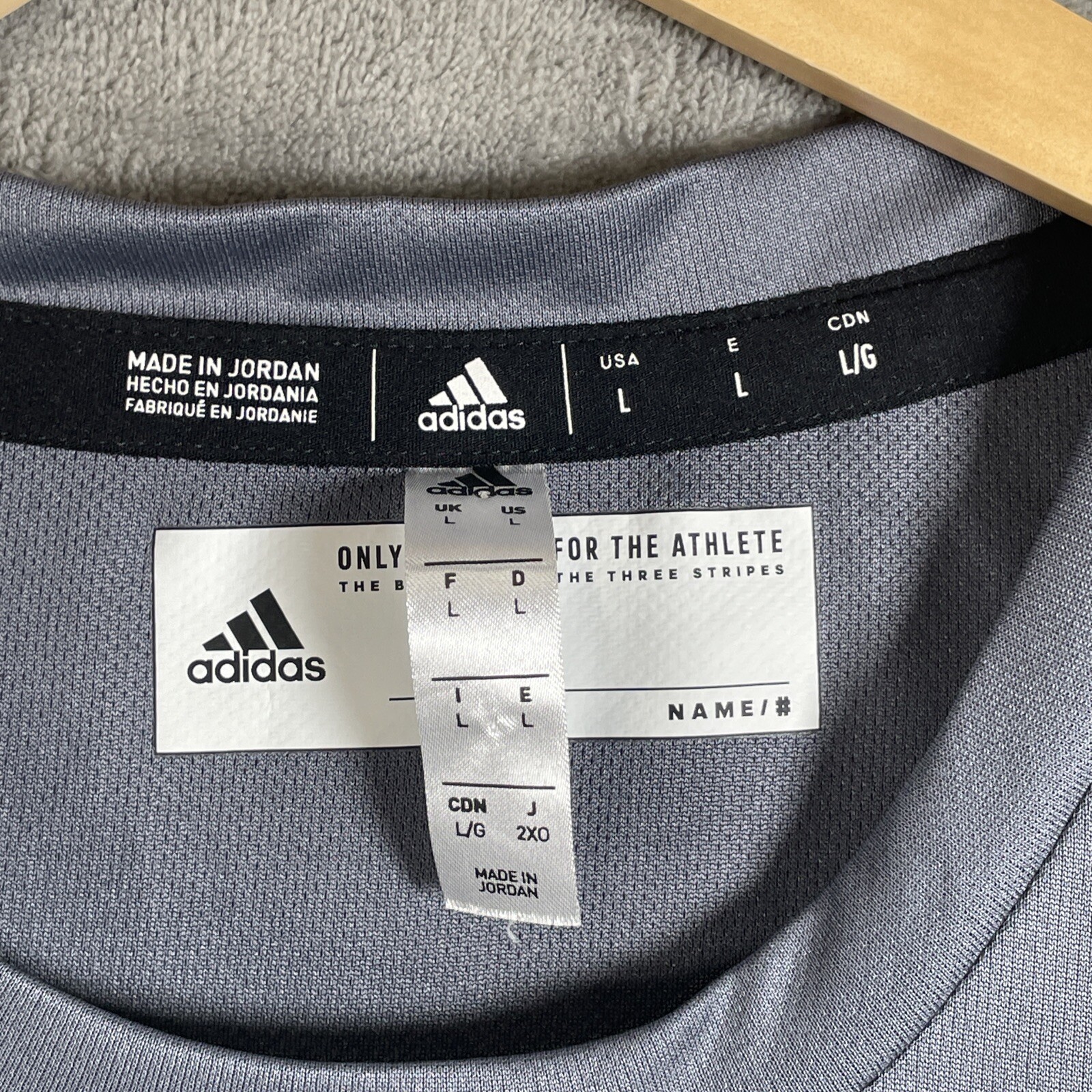 Adidas Steve Clarkson's QB Retreat Shirt Men’s Large Gray AeroReady RARE Ltd Ed image 5