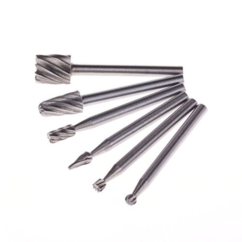 Rotary Cutter File HSS Routing Router Drill Bits Set Carbide Rotary Burrs Tool W