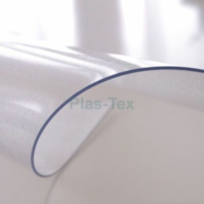 Tischfolie 2mm Transparent Klar Tischdecke PVC Schutzfolie 60/70/80/90/100cm