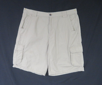 CE Schmidt Mens Workwear 40 Cargo Shorts Khaki Cotton W39.50''