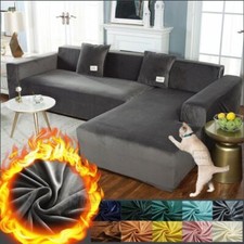 Elastic Couch Covers Sectional Scratch Sofa Cover Living Room Stretch Slipcovers