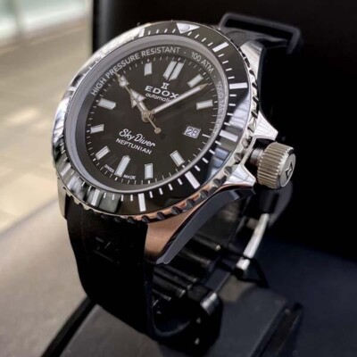 EDOX Skydiver Neptunian Automatic 80120-3NCA-NIN SW06424 for sale