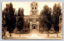 RPPC Crook County Court House Prineville Oregon Real Photo P423A