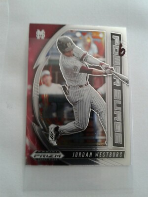 2020 Prizm Power Surge Jordan Westburg Card. A GREAT INVESTMENT CARD PACK FRESH