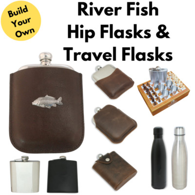 River Fish Flachmänner & Reiseflaschen Gravur Geschenke