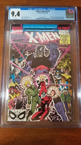 The Uncanny X-Men Annual #14 (Marvel 1990) CGC 9.4 1st Gambit (Cameo) Key Issue
