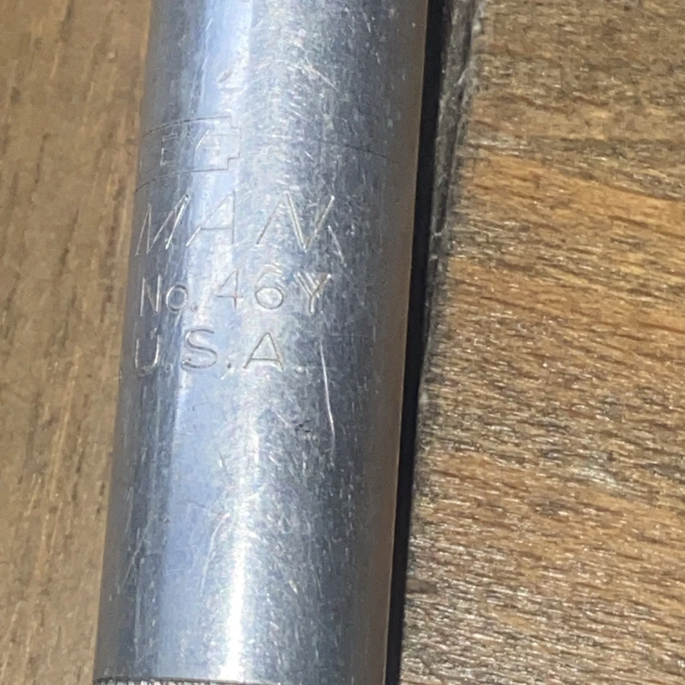 Manitas Stanley Yankee vintage No. Destornillador de trinquete espiral 46Y EE. UU. con 4 brocas Foto 3 de 4