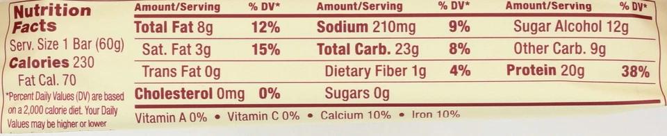 ThinkThin, barra de dieta Brownie, 2,1 OZ Foto 3 de 4