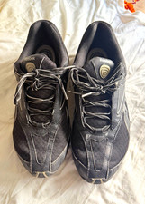 Reebok Men's Low Top Lace-Up Athletic Sneakers Black Solid Activewear
