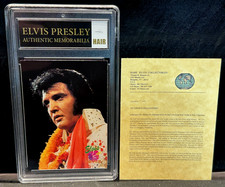 Elvis Presley Authentic Hair Memorabilia Sealed With Trading Card #463 Certified