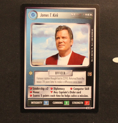 Star Trek CCG - The Motion Pictures - James T. Kirk - 56UR