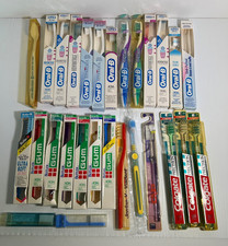 Lot of 28 Soft Toothbrushes Butler Gum, Oral B, Colgate  Misc.