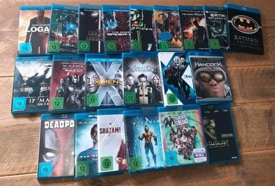 Blu-ray Sammlung 21 Filme   Marvel / Batman / X-Men / Hulk / Spiderman 