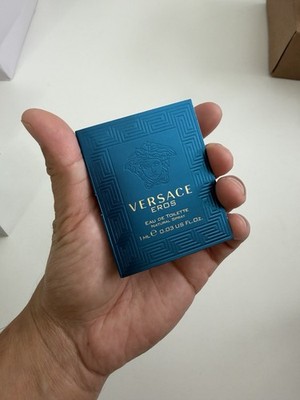 Versace EROS Eau De Parfum Spray .03oz Carded Sample