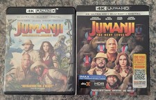 Jumanji Welcome To The Jungle  The Next Level W/Slipcover 4K Ultra HD  Blu-ray
