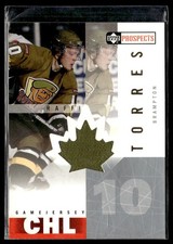 2001-02 Upper Deck Premier Collection Signatures Raffi Torres Auto New York