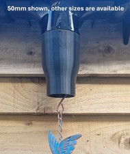Kusari-doi Rain chain adapter kit for 68mm FloPlast Guttering, various sizes