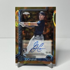 2025 Topps Chrome Update Series - Rookie Autographs Griffin Conine #RA-GC Gold &
