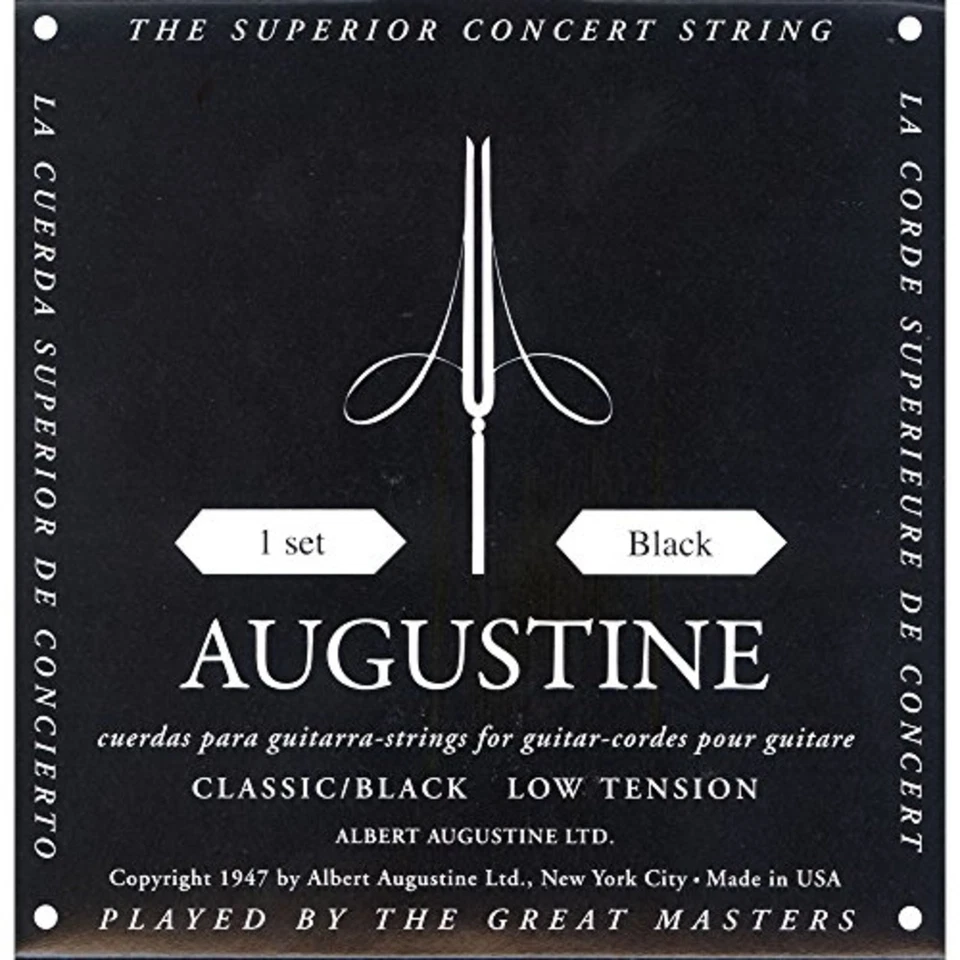 AUGUSTINE Classical Guitar String Black Set BLACK SET F/S w/Tracking# Japan New - Image 3 of 3