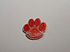 Small NCAA Clemson Tigers Iron-On ALUMNI Patch.MINT.Same day Ship. GO TIGERS !
