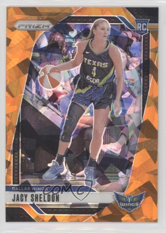 2024 Panini Prizm WNBA Orange Ice Prizm Jacy Sheldon #4 Rookie RC 17ko
