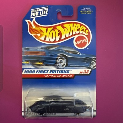 Hot Wheels *** '38 PHANTOM CORSAIR *** '99 1st Edition Hard to Find - ''Blue''