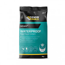 Sika 3kg Jetcem Grey Waterproof Rapid Repair Cement