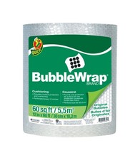 Duck 286687 All Purpose Lightweight Cushioning Bubble Wrap 12 in. x 60 ft.