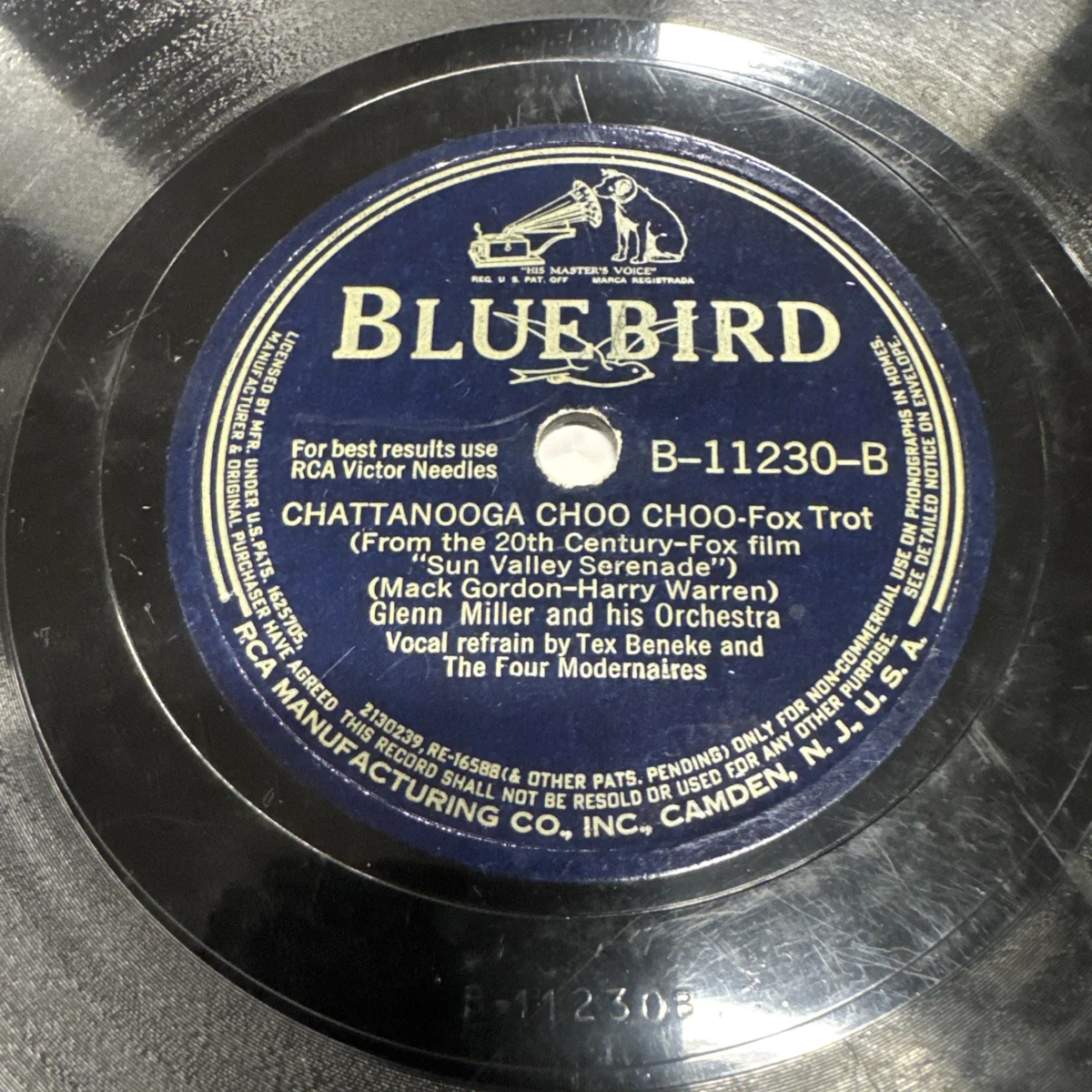 GLENN MILLER US BLUEBIRD盤 78RPM 5枚セット 【公式通販】