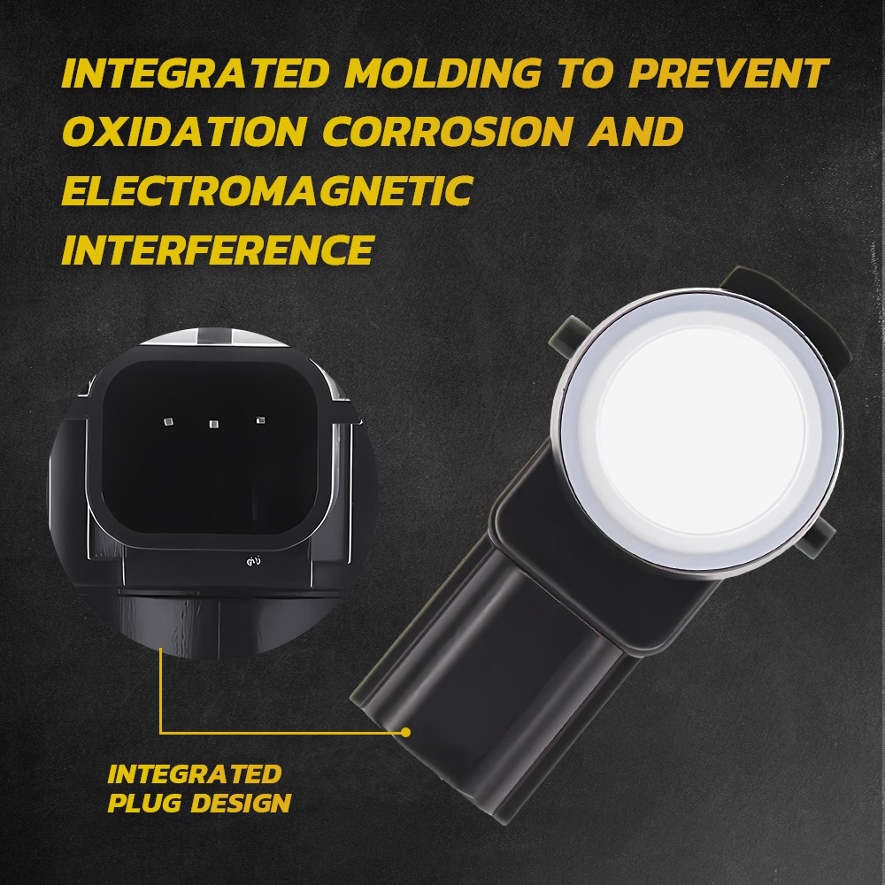 4X 23428268 White Parking Assist Sensor for Silverado Chevy Cadillac GMC EOA