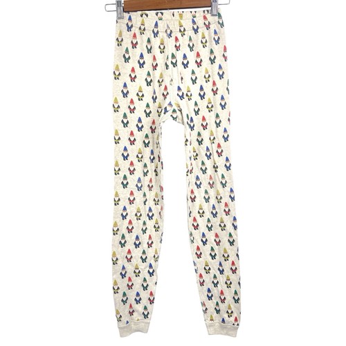 Hanna Andersson Holiday Gnome Long John Pajama Set Cream Long Sleeve Kids 12 - Picture 6 of 9
