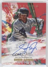 2020 Topps Inception Rookies & Emerging Stars Red 59/75 Shed Long Auto sh7