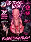 RARE Halloween zombie  baby 2026 Pink With Lightning bolt r Halloween prop decor — photo 1