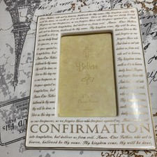 Amscan Catholic Holy Confirmation 4 x 6 Picture Frame Ceramic